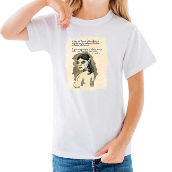 Camiseta Infanto Juvenil Grimm Livro Musai - Imagem 3