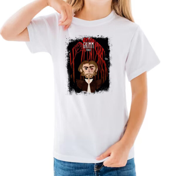 Camiseta Infanto Juvenil Grimm Monroe Arte - Imagem 3