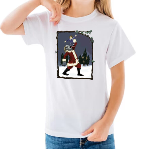 Camiseta Infanto Juvenil Grimm Monroe Book Krampus - Imagem 3