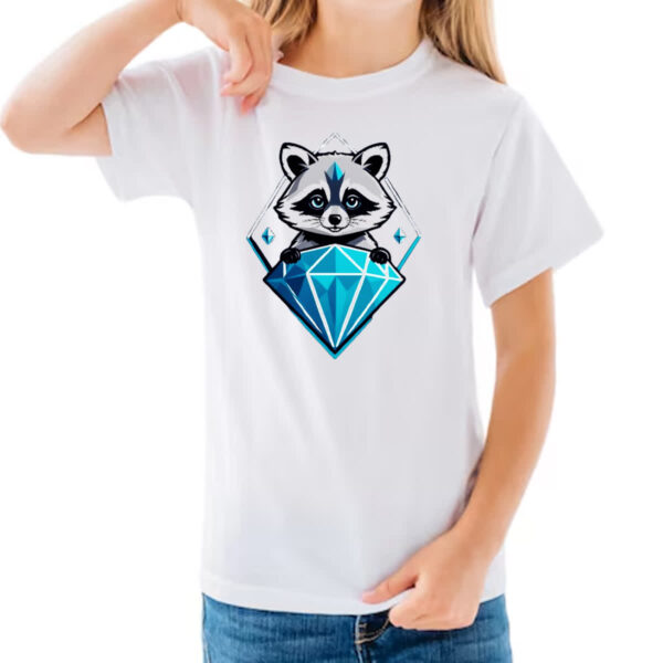 Camiseta Infanto Juvenil Guaximim com diamante - Imagem 3