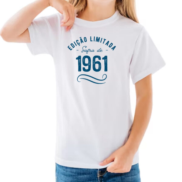 Camiseta Infanto Juvenil Ano de safra 1961 - Imagem 3