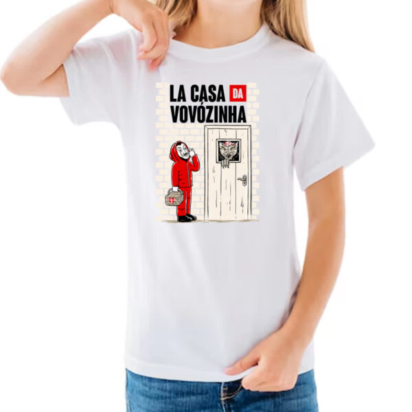 Camiseta Infanto Juvenil La casa da vovozinha - Imagem 3