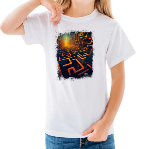 Camiseta Infanto Juvenil Labirinto dos sonhos 2 - Imagem 3