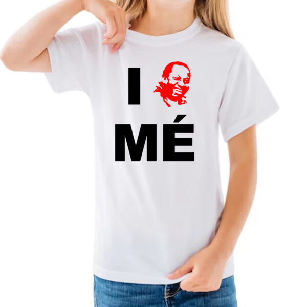 Camiseta Infanto Juvenil Mussum - I love me - Imagem 3