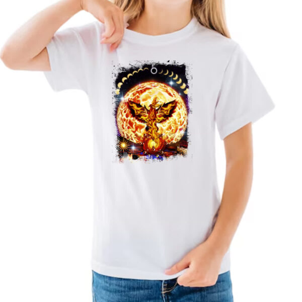 Camiseta Infanto Juvenil Mitologia Fenix 07 - Imagem 3