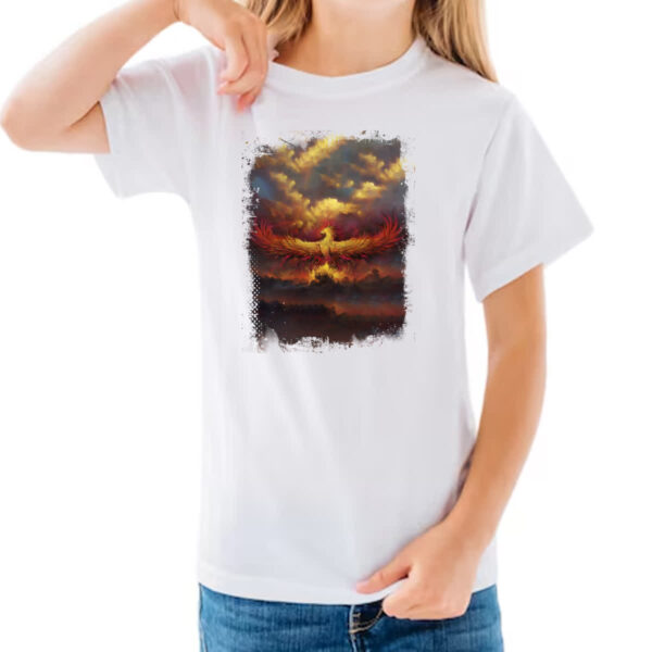 Camiseta Infanto Juvenil Mitologia Fenix 08 - Imagem 3
