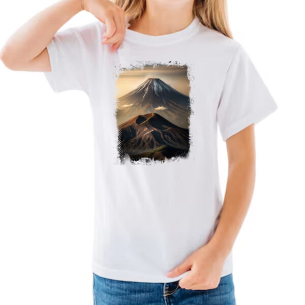 Camiseta Infanto Juvenil Montanha Fugi Japao 6 - Imagem 3