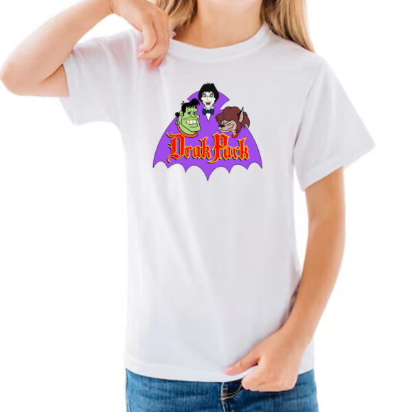 Camiseta Infanto Juvenil Nostalgia Familia Dracula - Imagem 3
