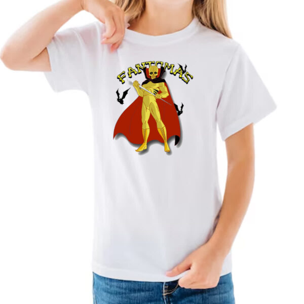 Camiseta Infanto Juvenil Nostalgia Fantomas - Imagem 3