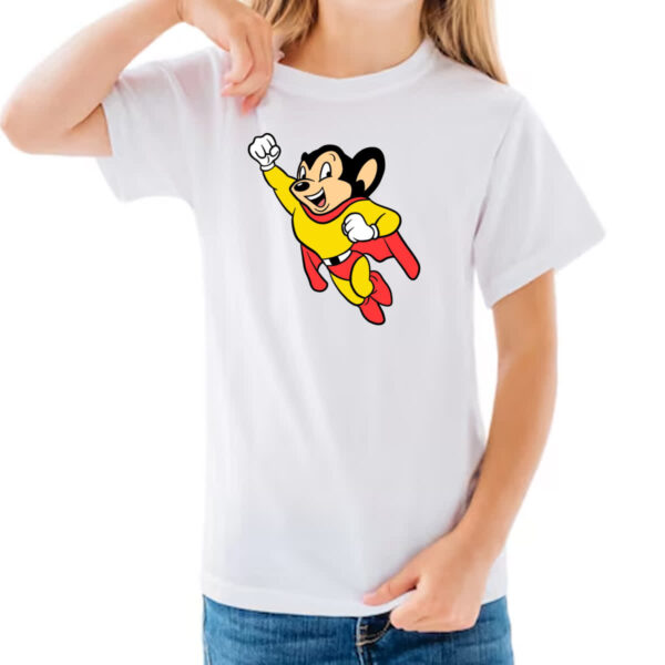 Camiseta Infanto Juvenil Nostalgia Super Mouse - Imagem 3