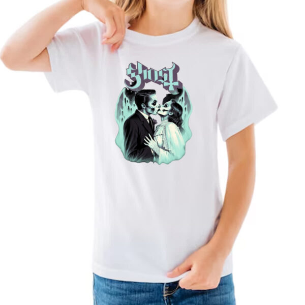 Camiseta Infanto Juvenil Noivos fantasmas - Imagem 3