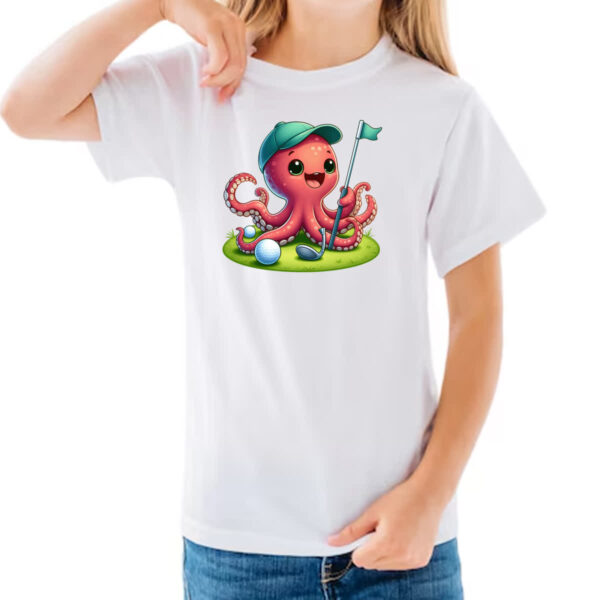 Camiseta Infanto Juvenil Octopus Golfe - Imagem 3