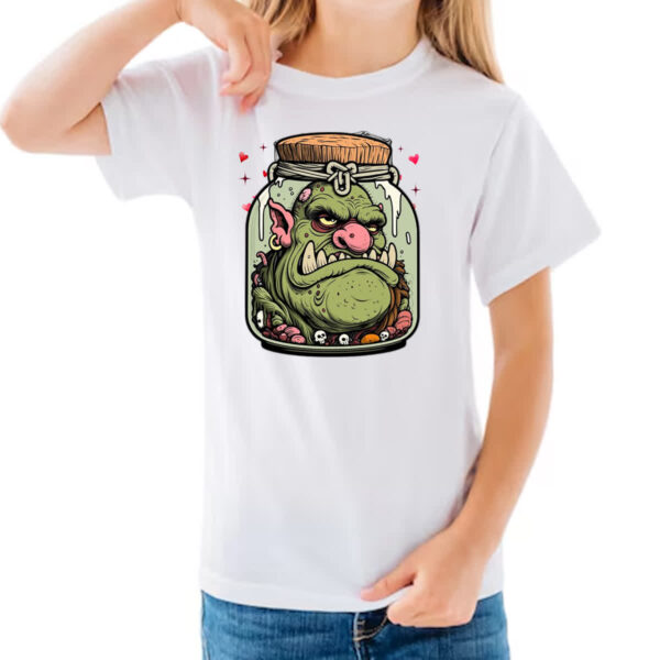 Camiseta Infanto Juvenil Ogro em conserva - Imagem 3