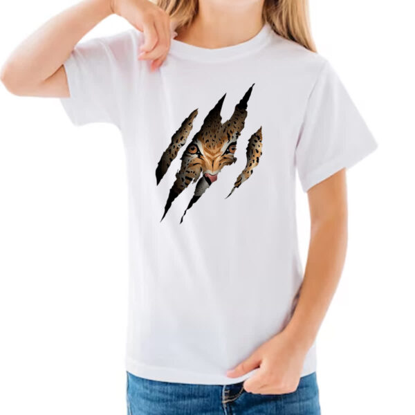 Camiseta Infanto Juvenil Onca pintada atras do rasgo - Imagem 3