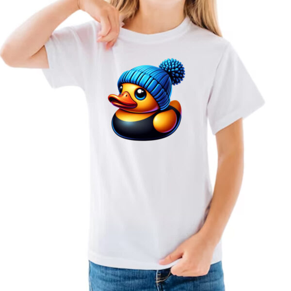 Camiseta Infanto Juvenil Patinho de borracha Lutador - Imagem 3