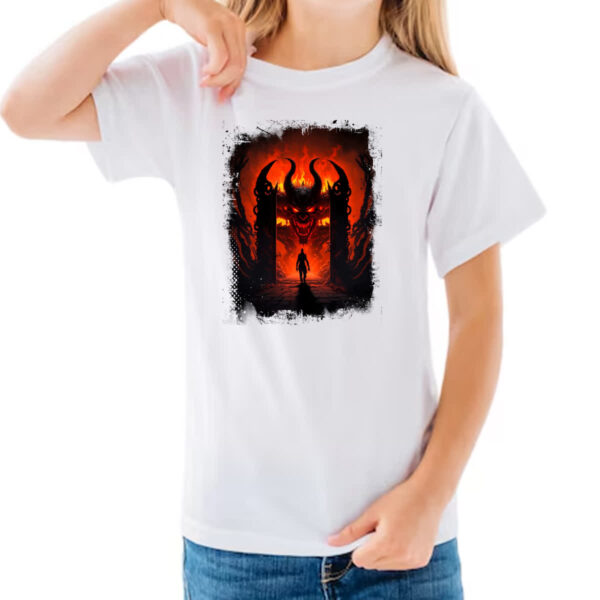Camiseta Infanto Juvenil Portal do inferno 2 - Imagem 3