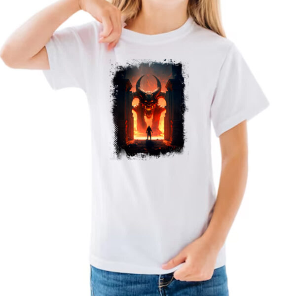 Camiseta Infanto Juvenil Portal do inferno 3 - Imagem 3