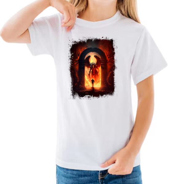 Camiseta Infanto Juvenil Portal do inferno 6 - Imagem 3
