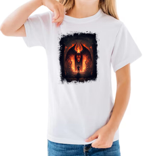 Camiseta Infanto Juvenil Portal do inferno 7 - Imagem 3