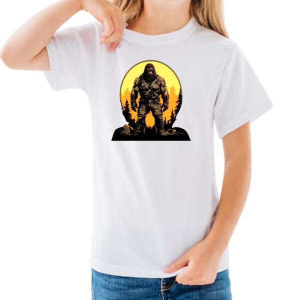 Camiseta Infanto Juvenil Pe grande militar - Imagem 3