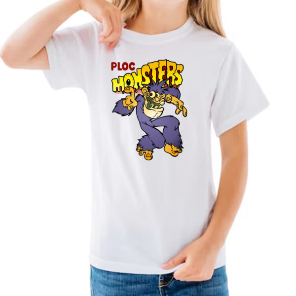 Camiseta Infanto Juvenil Ploc Monsters Nostalgia 1 - Imagem 3