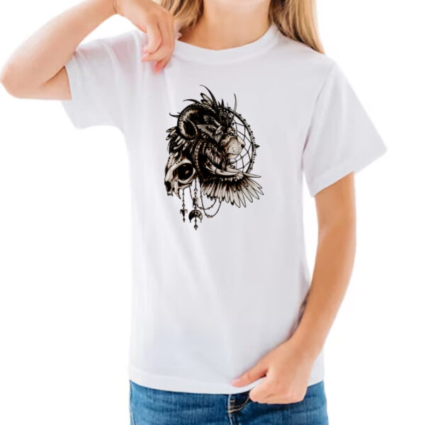 Camiseta Infanto Juvenil Apanhador de sonhos quimera - Imagem 3