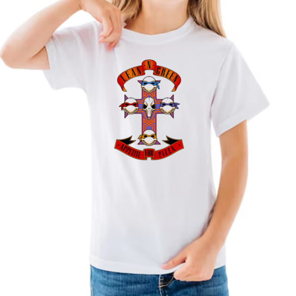 Camiseta Infanto Juvenil Appetite for pizza - Imagem 3