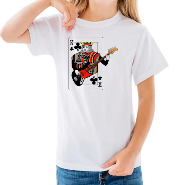 Camiseta Infanto Juvenil Rei de Paus do Rock - Imagem 3
