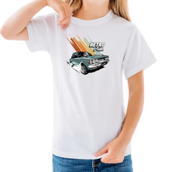 Camiseta Infanto Juvenil Retro ride illustration - Imagem 3