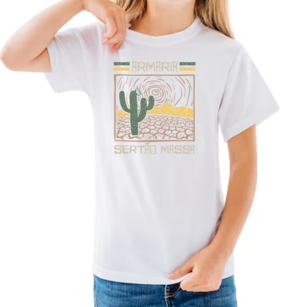 Camiseta Infanto Juvenil Armaria sertao massa - Imagem 3
