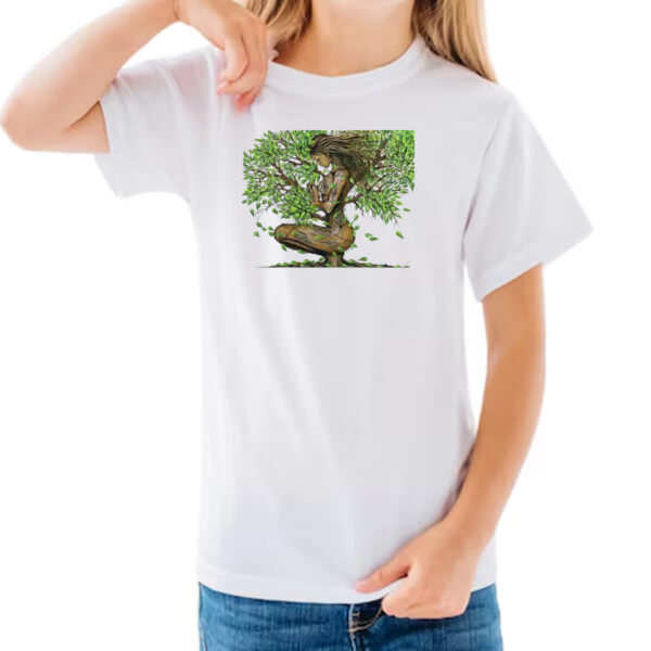 Camiseta Infanto Juvenil Arvore da vida mae natureza - Imagem 3