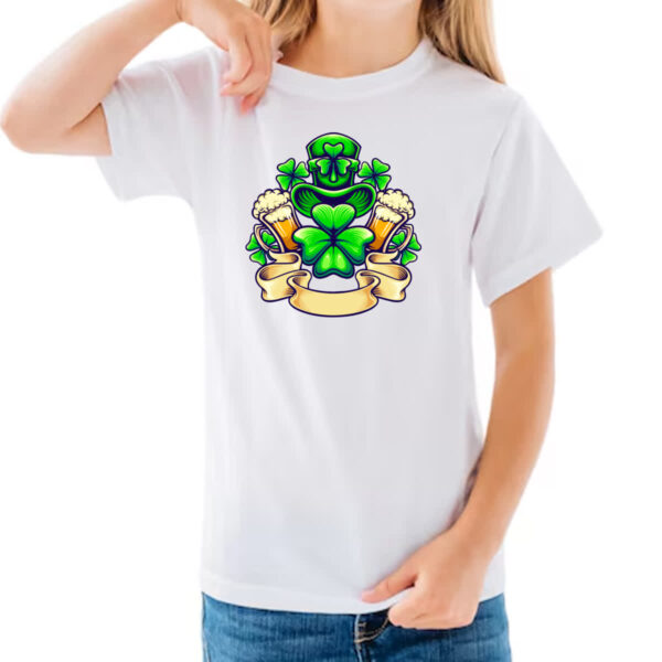 Camiseta Infanto Juvenil ST Patricks Day Trevo - Imagem 3