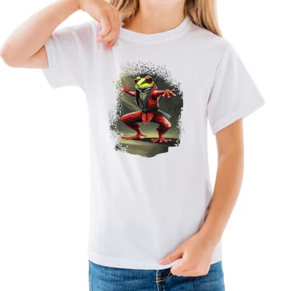 Camiseta Infanto Juvenil Sapo Kung Fu - Imagem 3
