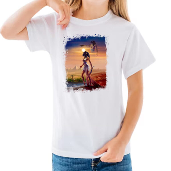 Camiseta Infanto Juvenil Sekhmet e Horus - Imagem 3