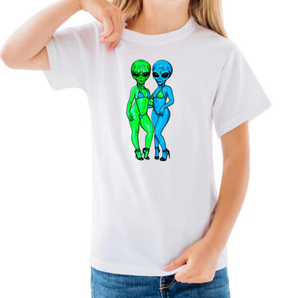 Camiseta Infanto Juvenil Sexy Aliens - Imagem 3