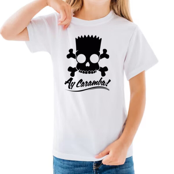 Camiseta Infanto Juvenil Bart Pirata - Ay Caramba - Imagem 3