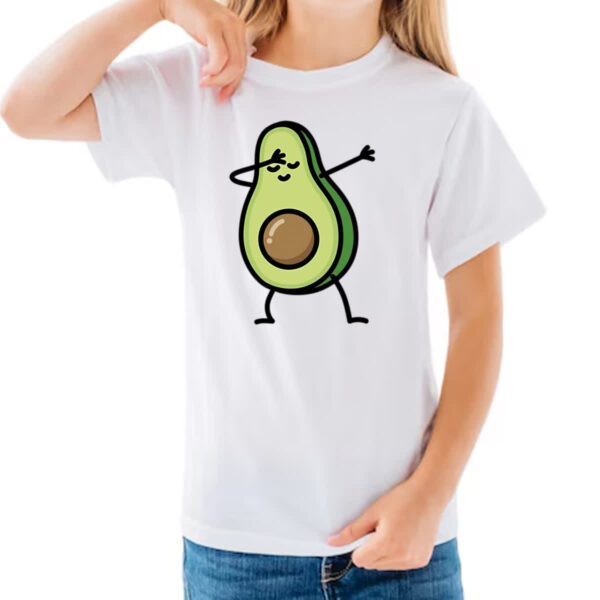 Camiseta Infanto Juvenil Abacate dab - Imagem 3