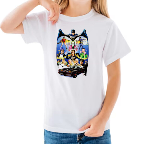 Camiseta Infanto Juvenil Batman Retro 66 - Imagem 3