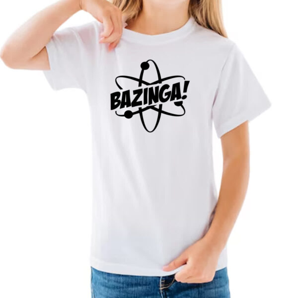 Camiseta Infanto Juvenil Bazinga - Imagem 3