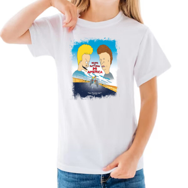 Camiseta Infanto Juvenil Beavis and Butthead Thumbs Up - Imagem 3