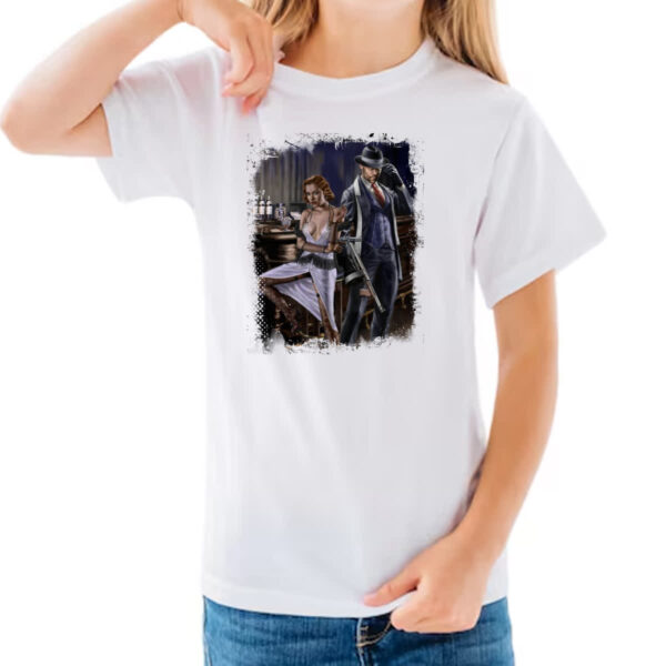 Camiseta Infanto Juvenil Bonnie e Clyde - Imagem 3