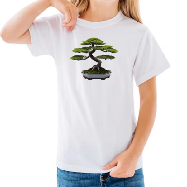 Camiseta Infanto Juvenil Bonsai Minimalismo - Imagem 3