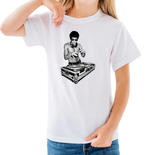 Camiseta Infanto Juvenil Bruce Lee DJ - Imagem 3