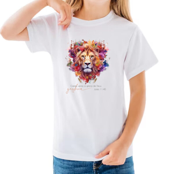 Camiseta Infanto Juvenil Yeshua Joao 11-40 - Imagem 3