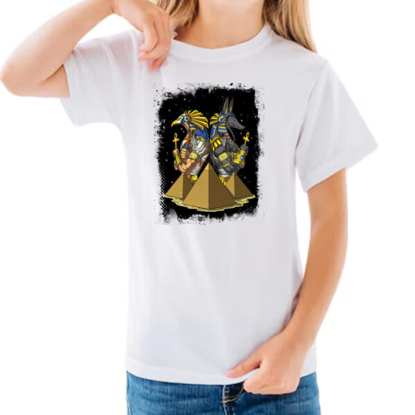 Camiseta Infanto Juvenil Horus e Anubis - Imagem 3