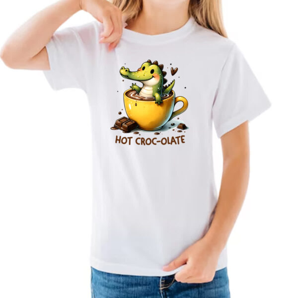 Camiseta Infanto Juvenil Hot Croc-olate - Imagem 3