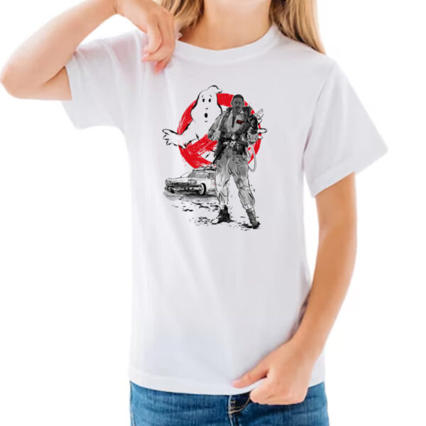 Camiseta Infanto Juvenil Caca Fantasmas Ghostbusters Winston - Imagem 3