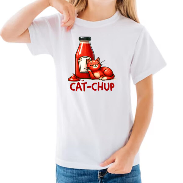 Camiseta Infanto Juvenil Cat-Chup - Imagem 3