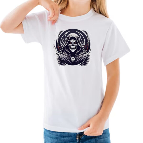 Camiseta Infanto Juvenil Caveira Dark Terror - Imagem 3
