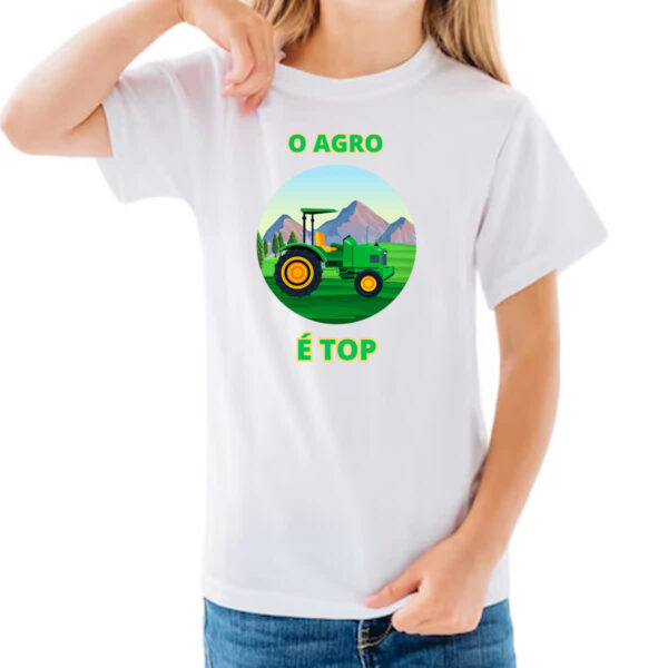 Camiseta Infanto Juvenil Agro e top - Imagem 3